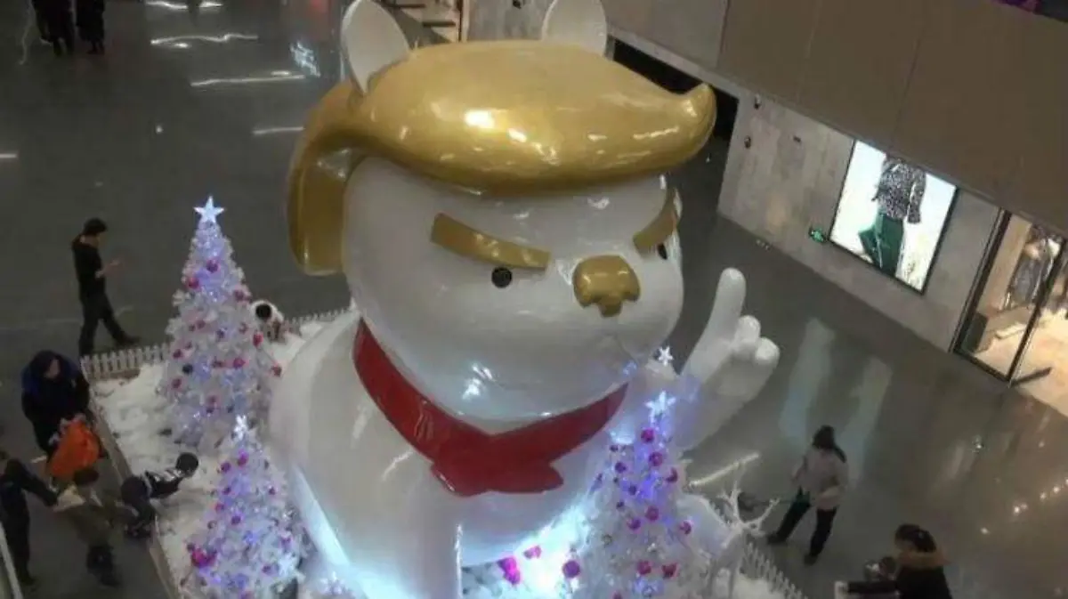 trump perro china