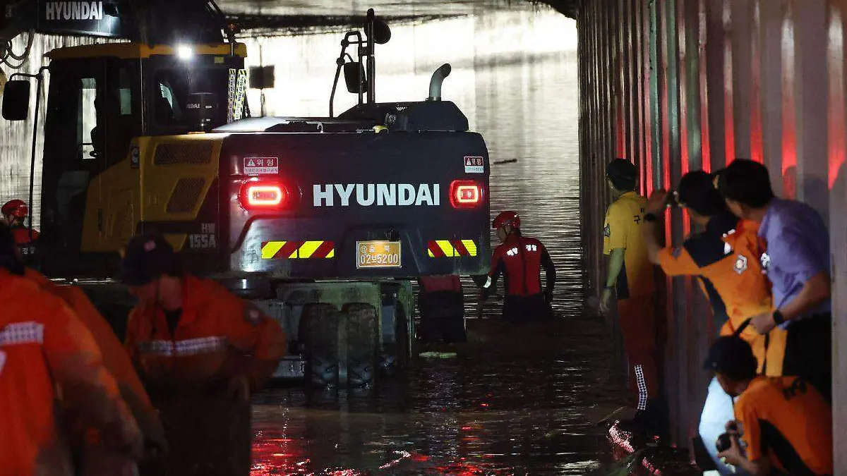 Inundaciones en Corea del Sur