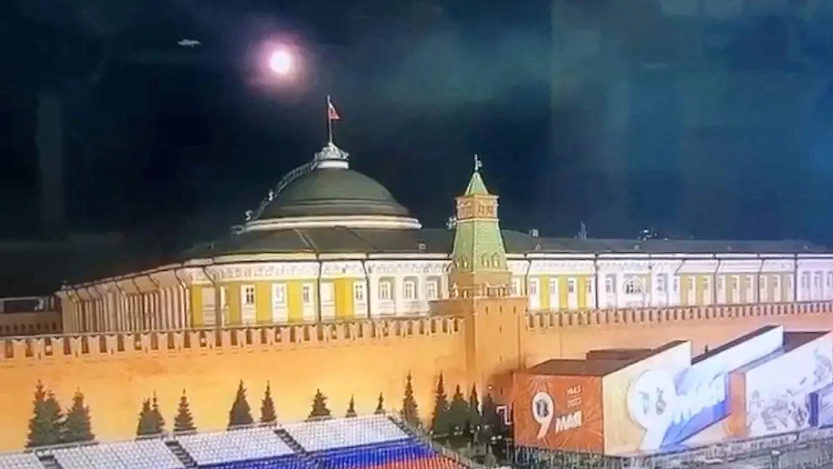 Rusia acusa ahora a EU de estar detrás del ataque con drones al Kremlin