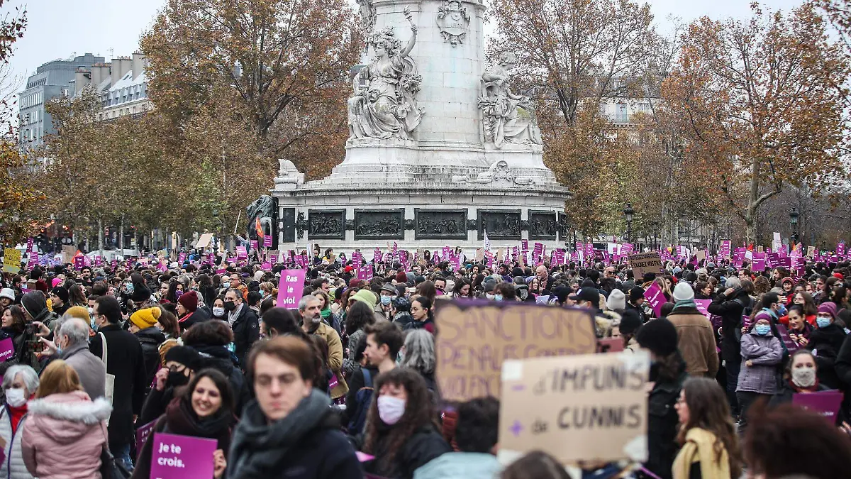 protesta mujeres francia