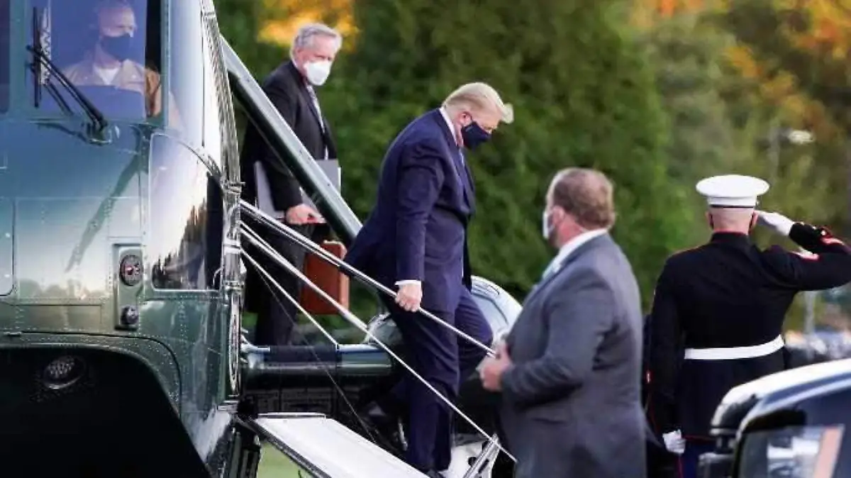 Donal Trump_helicoptero hospital