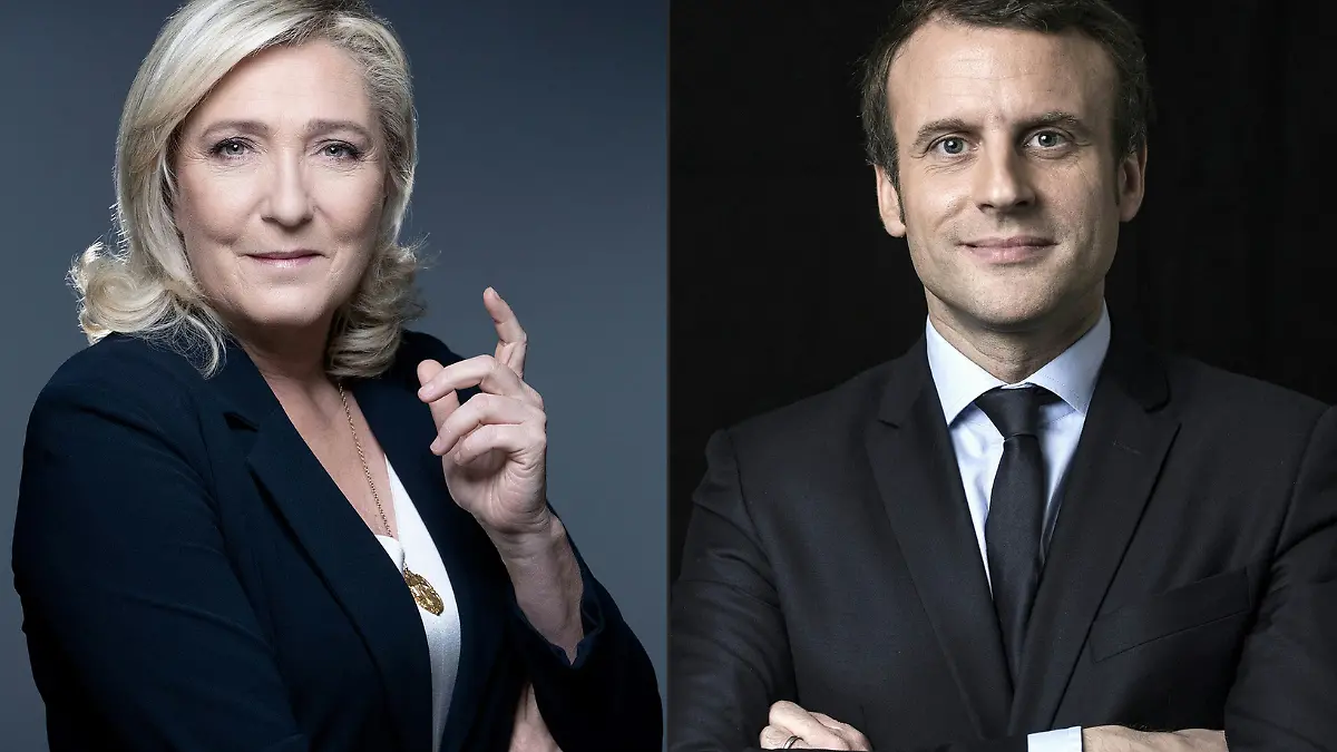 Emmanuele Macron y Marine Le Pen se disputarían la presidencia de Francia