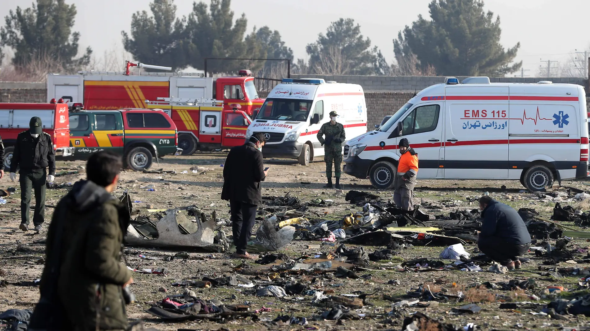 Avión de Ucrania que cayó en Irán 