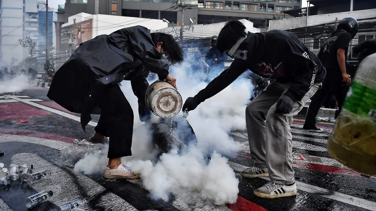 manifestación tailandia