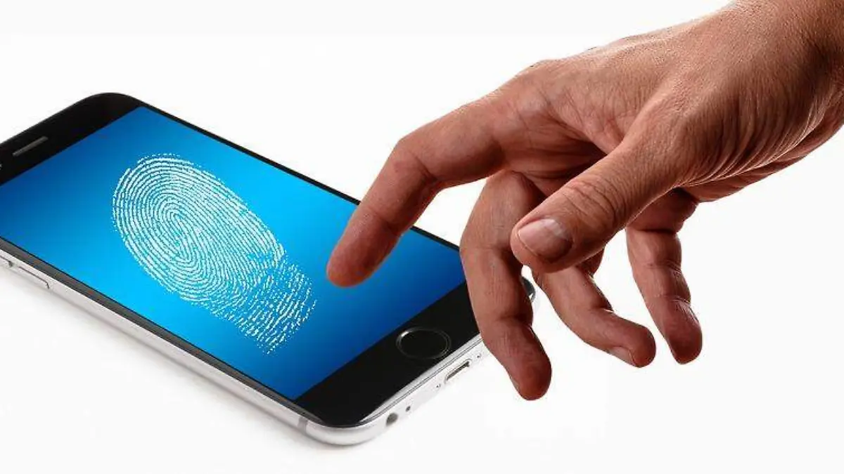 tecnología seguridad biometria telefono
