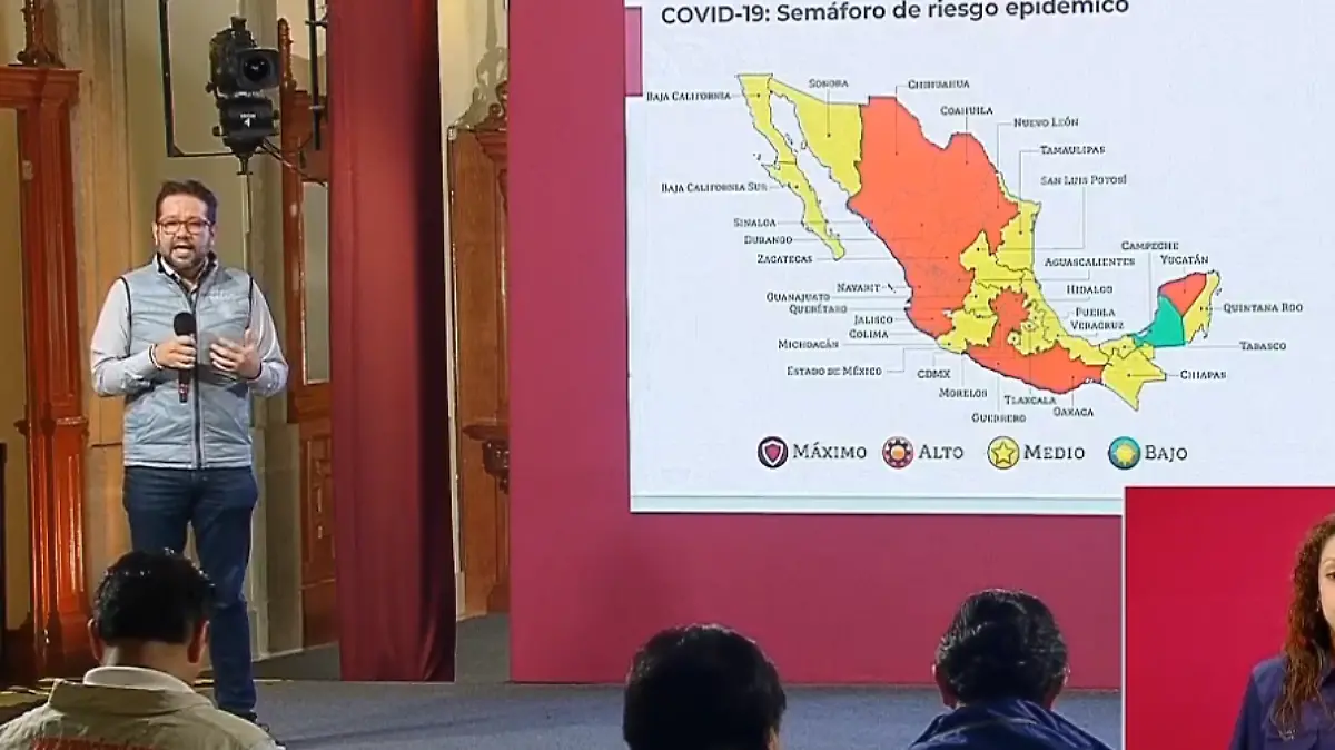 semáforo covid 9 de octubre 2020