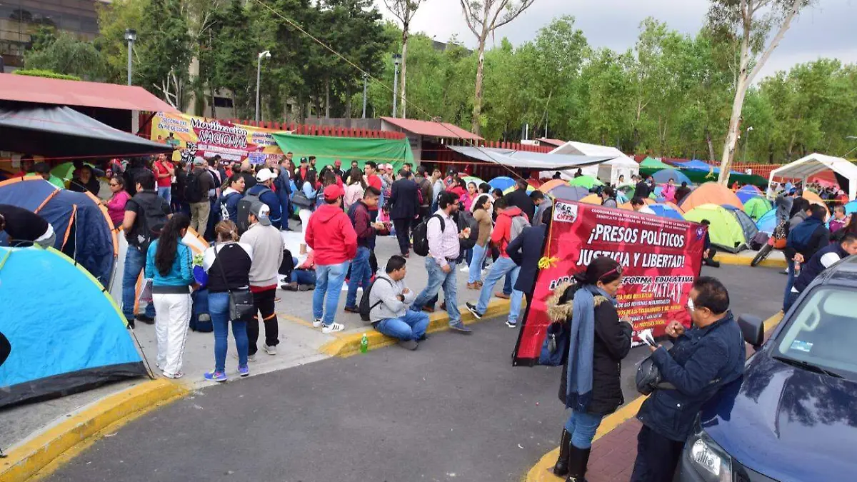 CNTE Movilizaciones Protestas Cámara de Diputados laura lovera