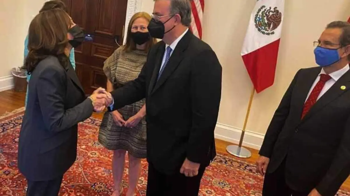 Dialogo de alto nivel entre Mexico y EU con Kamala Harris y Marcelo Ebrard