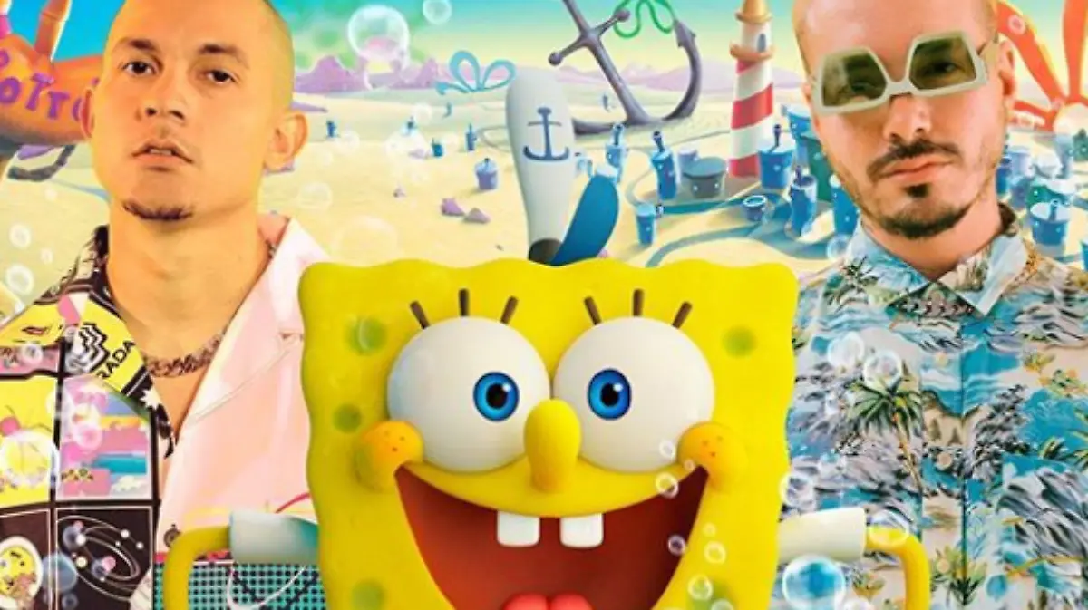 j balvin bob esponja video