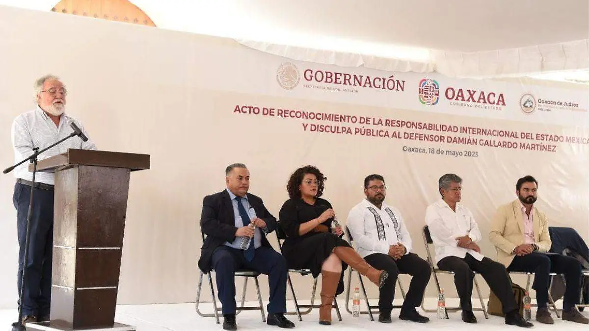 Estado Megicano ofrece disculpas públicas a defensor de los derechos humanos