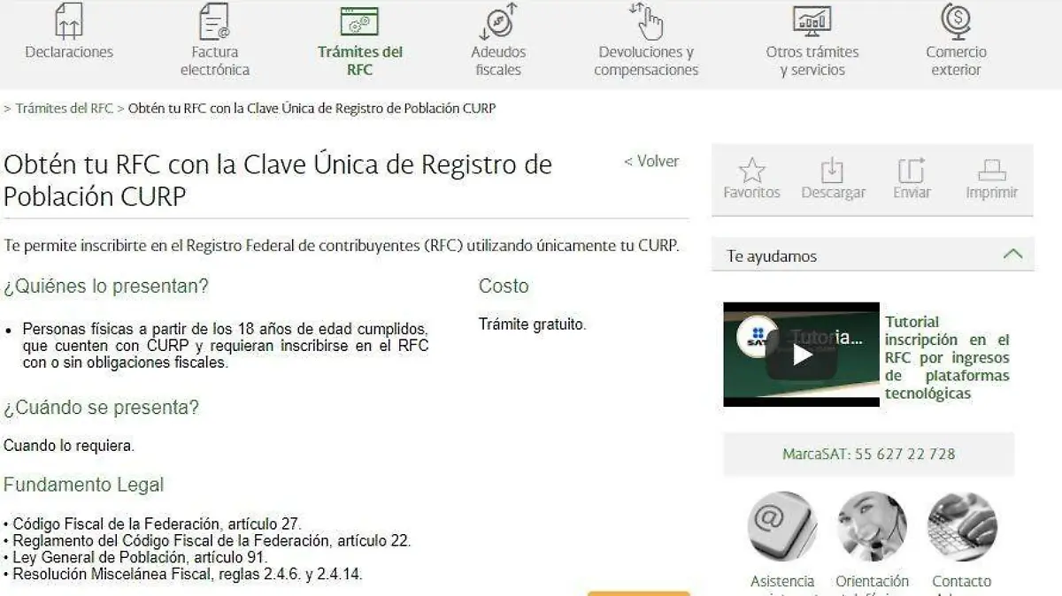 Tramite de RFC Foto 1