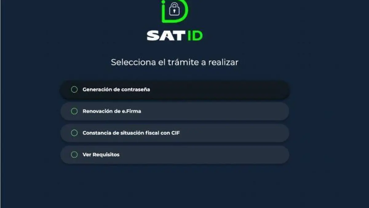 Contraseña SAT Paso a paso 1