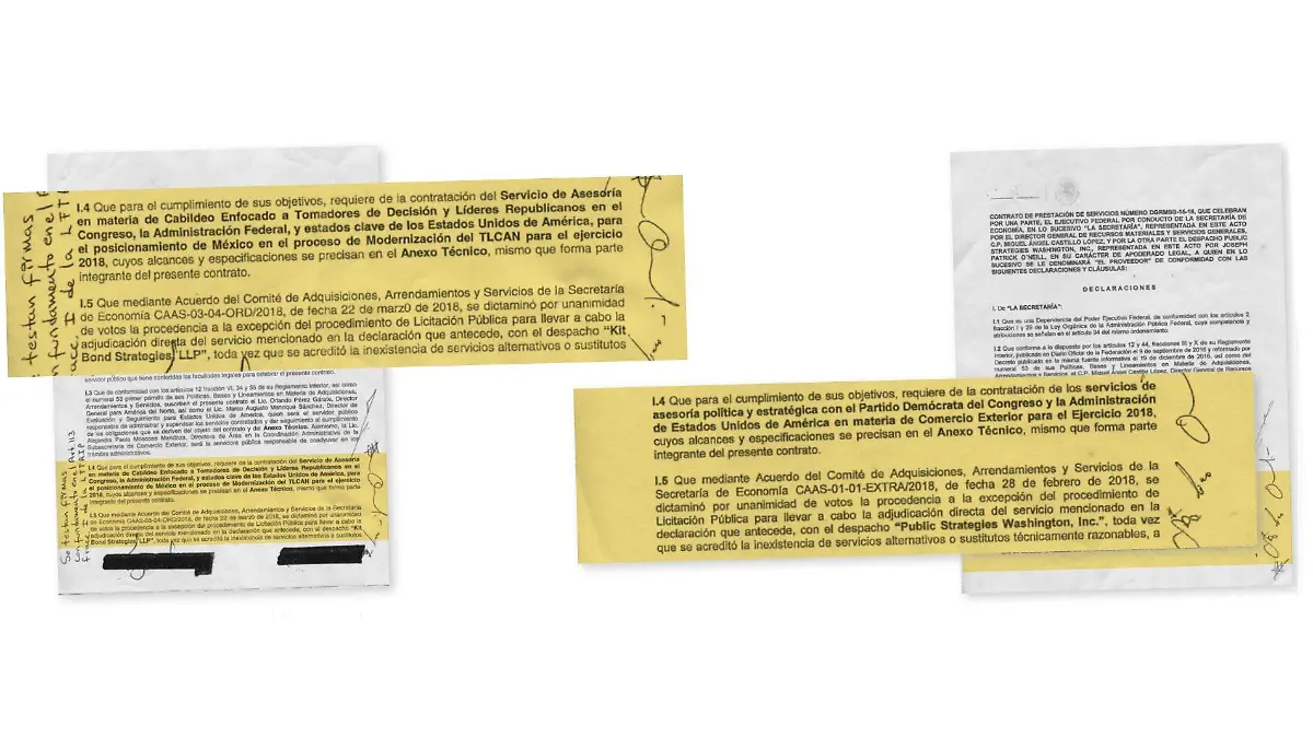 Contratos Cabildeo T-MEC