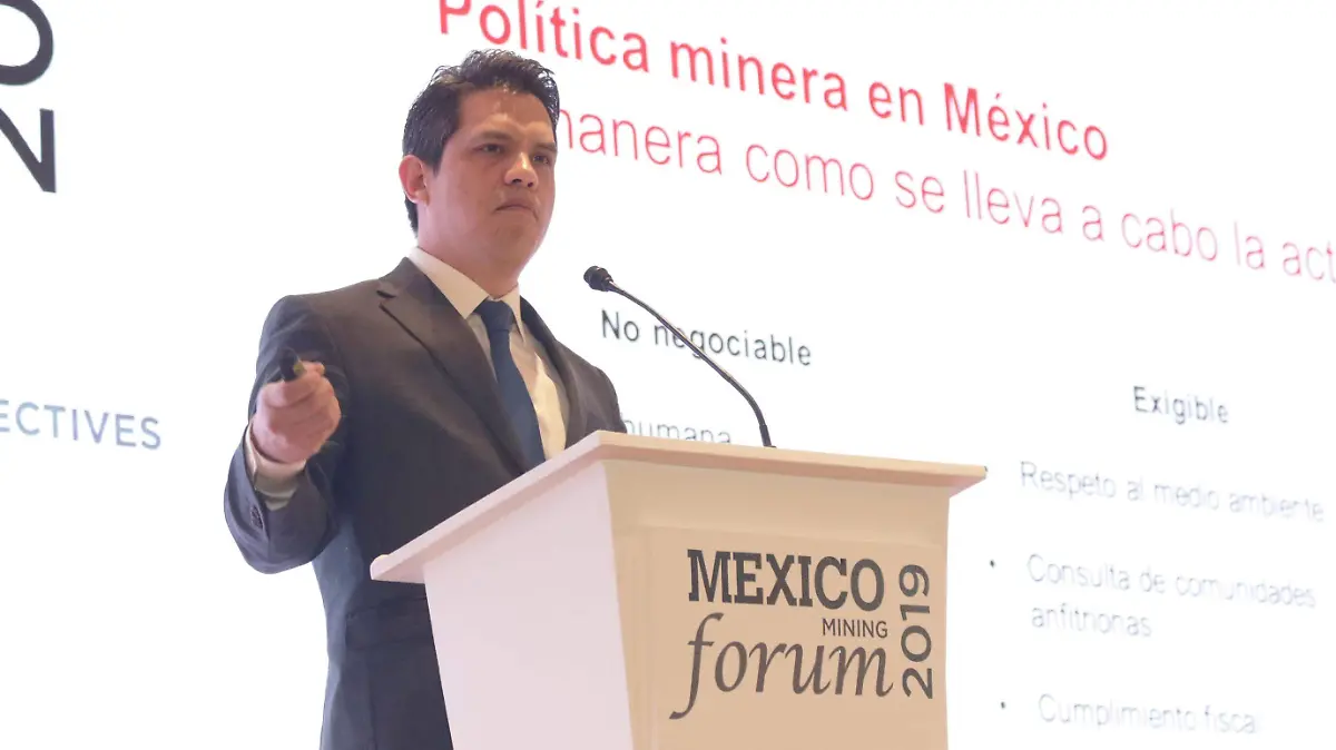 Francisco Quiroga-Subsecretario de Mineria-Mexico Mining Forum-Mineros