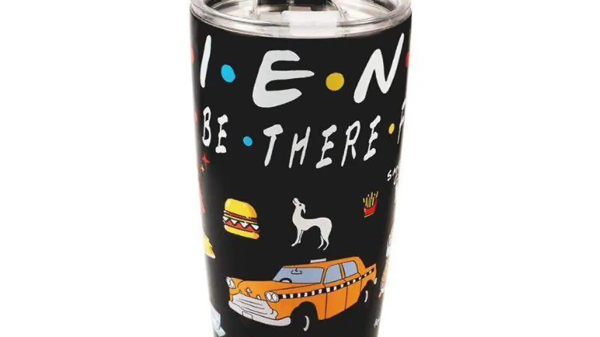 vaso de acero inoxidable edición Friends