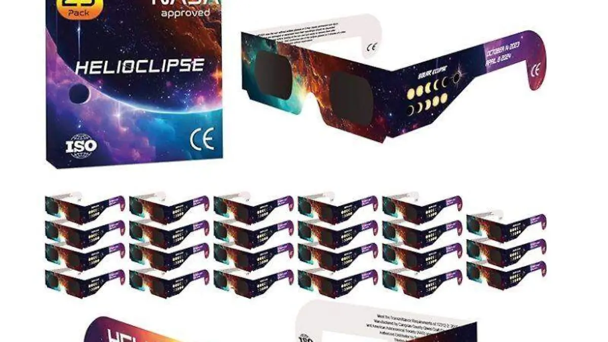 gafas para eclipse aprobadas por la NASA