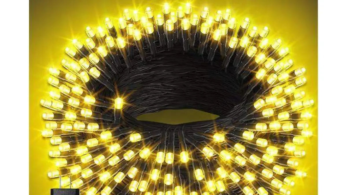 luces de Navidad al aire libre