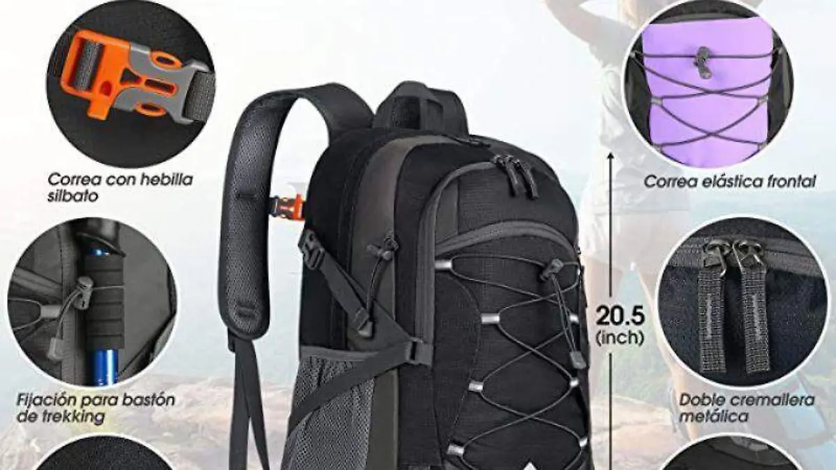 mochila de camping ligera