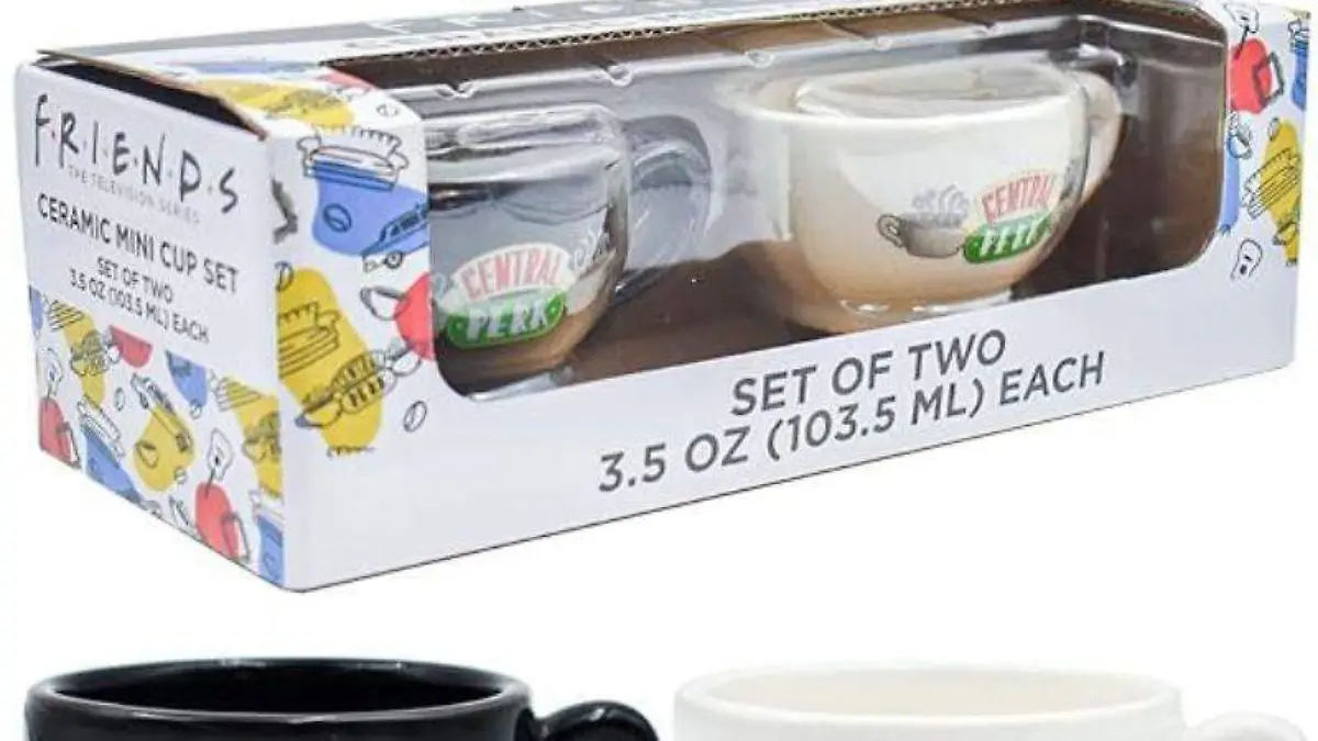 2 mini tazas de cerámica coleccionables