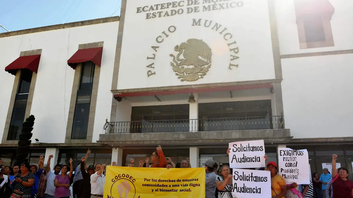 Manifestantes Ecatepec