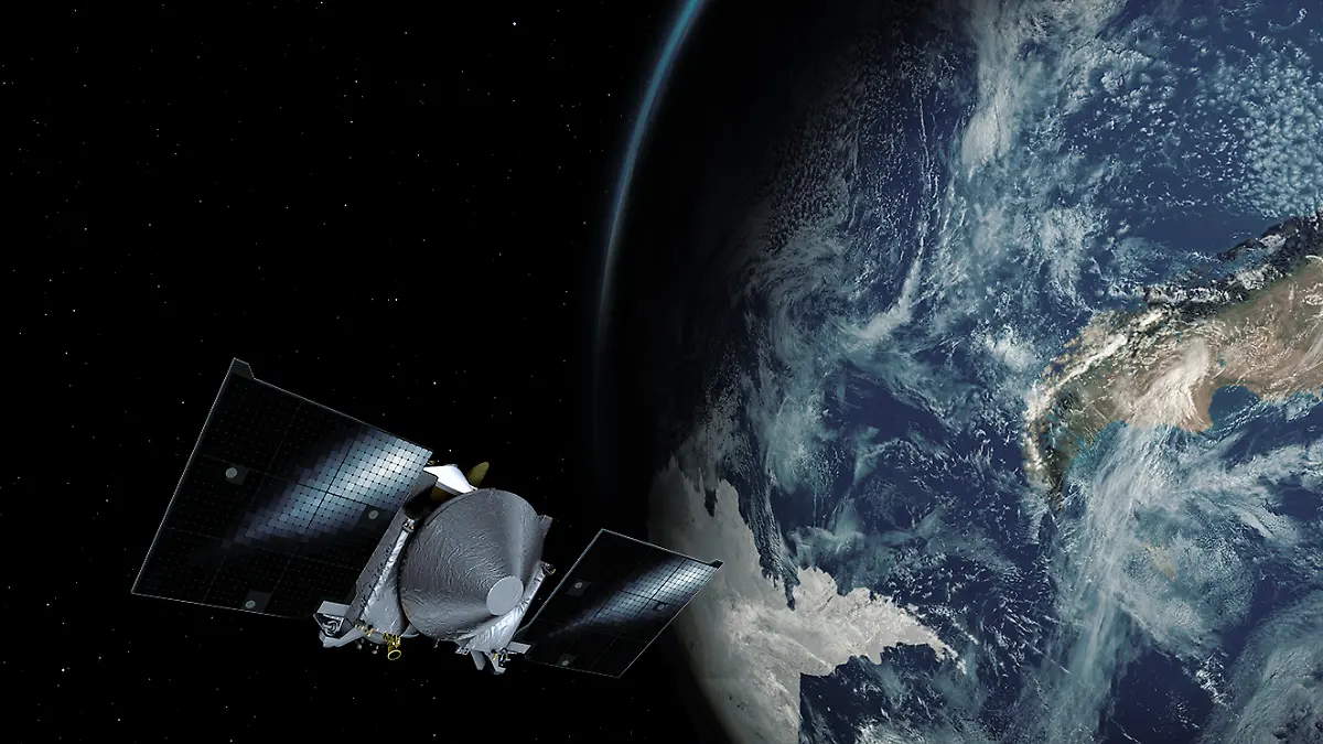 OSIRIS-REx sobre la Tierra