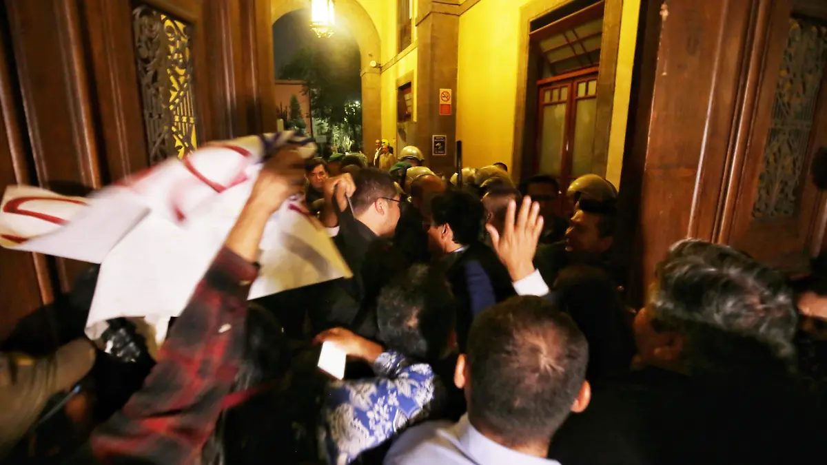 Comerciantes Palacio Nacional