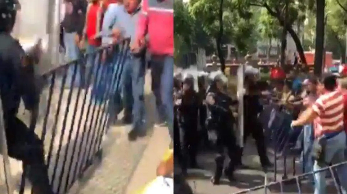 collage enfrentamiento