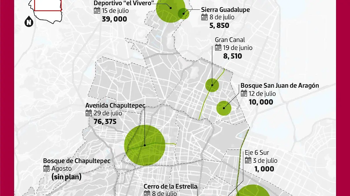 Rehabilitación de parques publicos