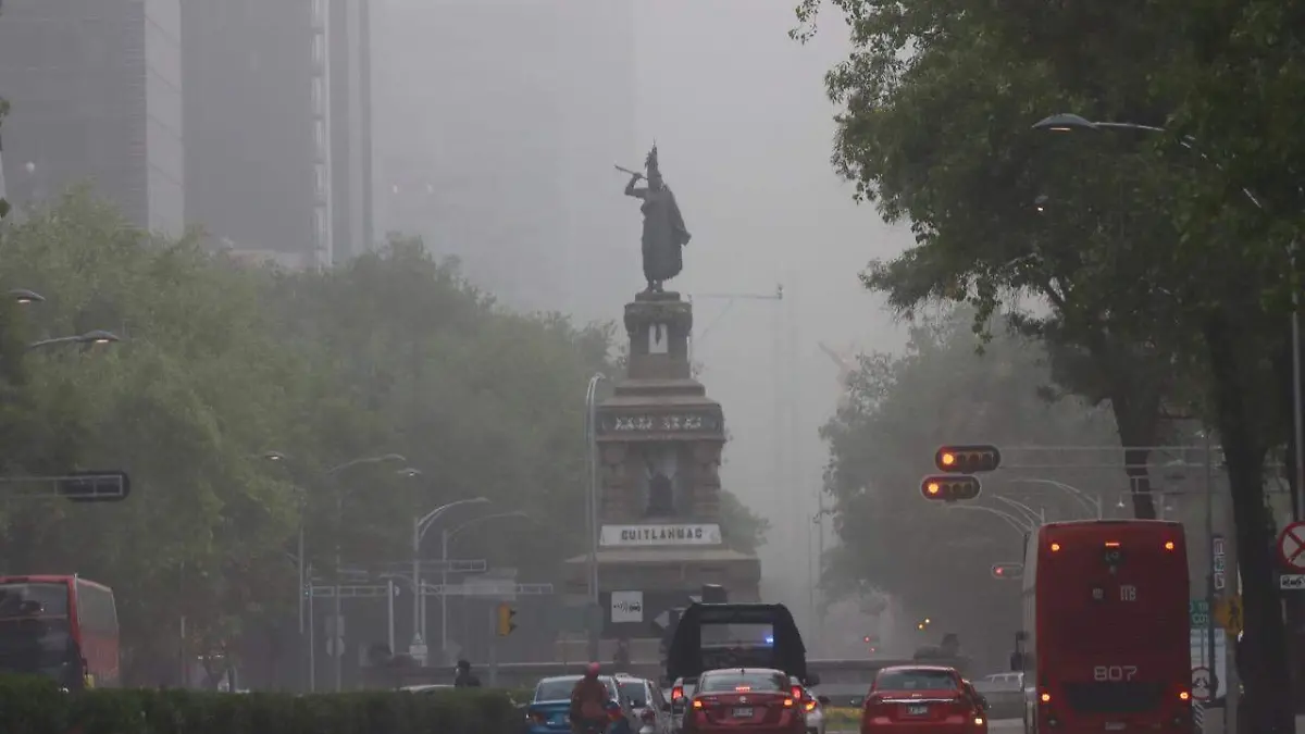 Lluvias y contaminación en la CDMX 