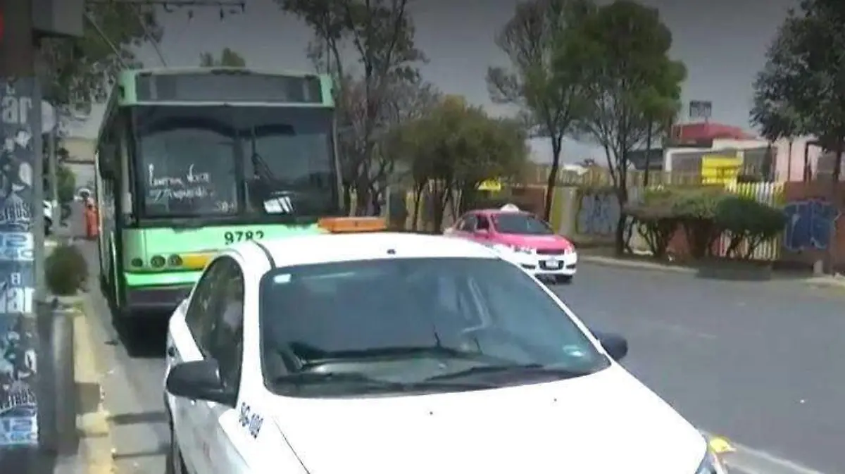 trolebus eje central asalto