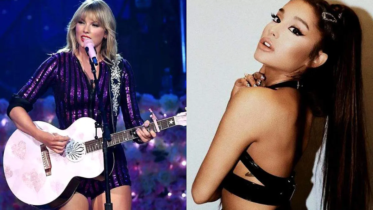 collage taylor ariana INSTAGRAM