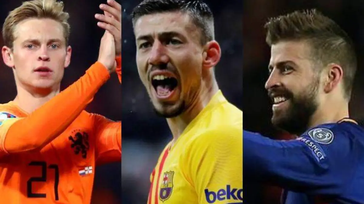 pique Lenglet de jong REUTERS