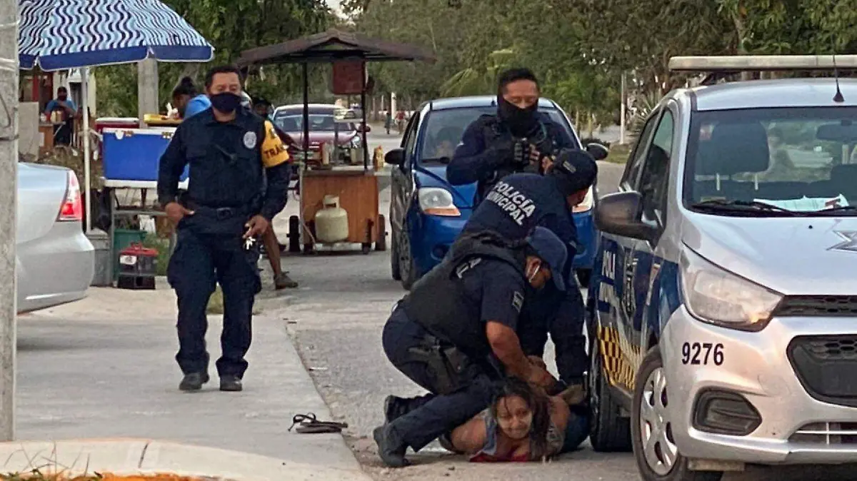 mujer policias tulum CUARTOSCURO