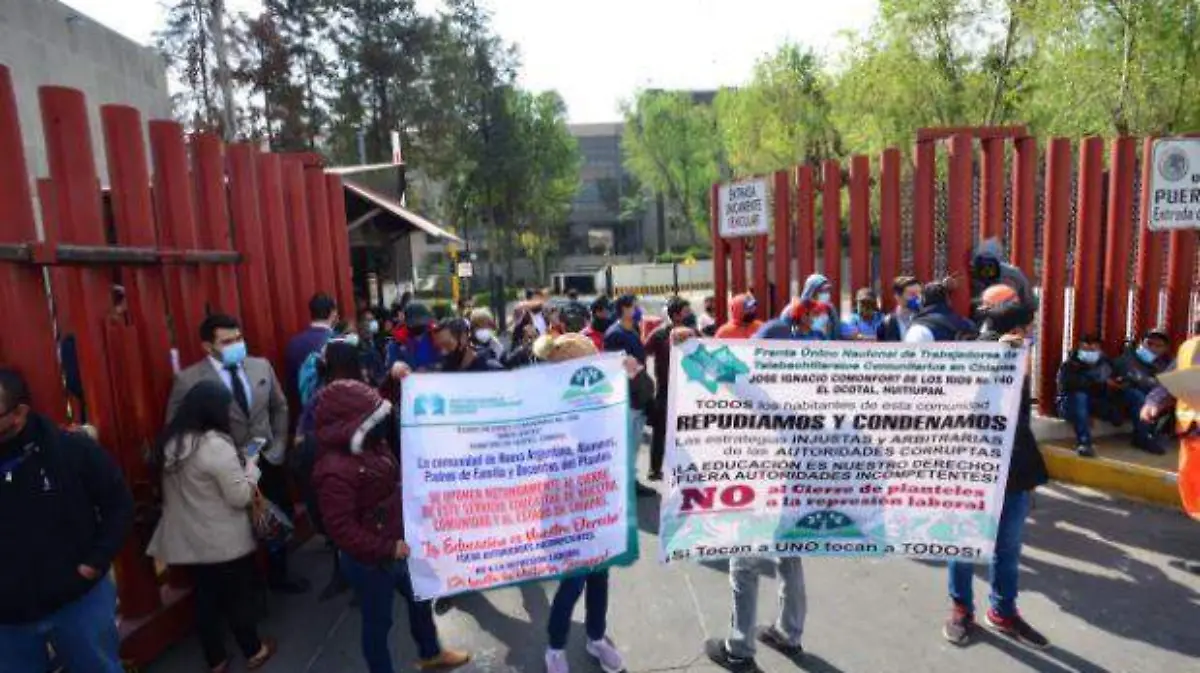 telebachillerato san lazaro protesta