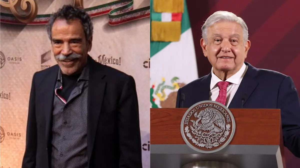 Damián Alcazar y AMLO  (1)