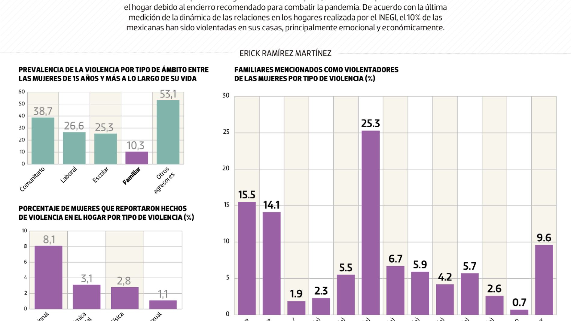 #Data | El Covid-19 las acerca a la violencia