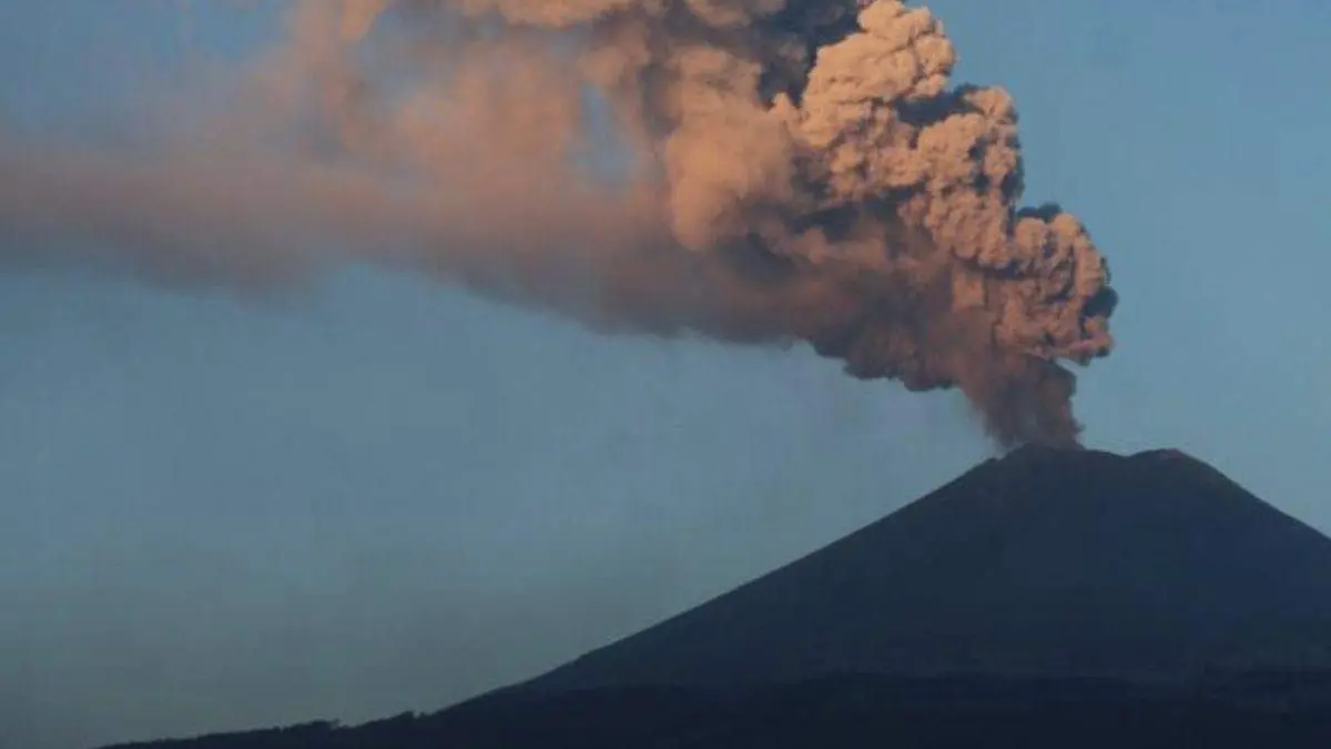 Popocatépetl cenizas