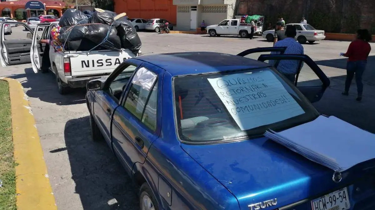 Caravanas de gerrero desplazados