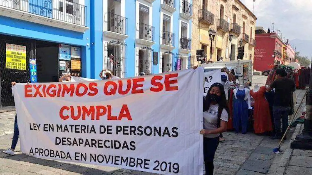 Protesta Desaparecidos Oaxaca