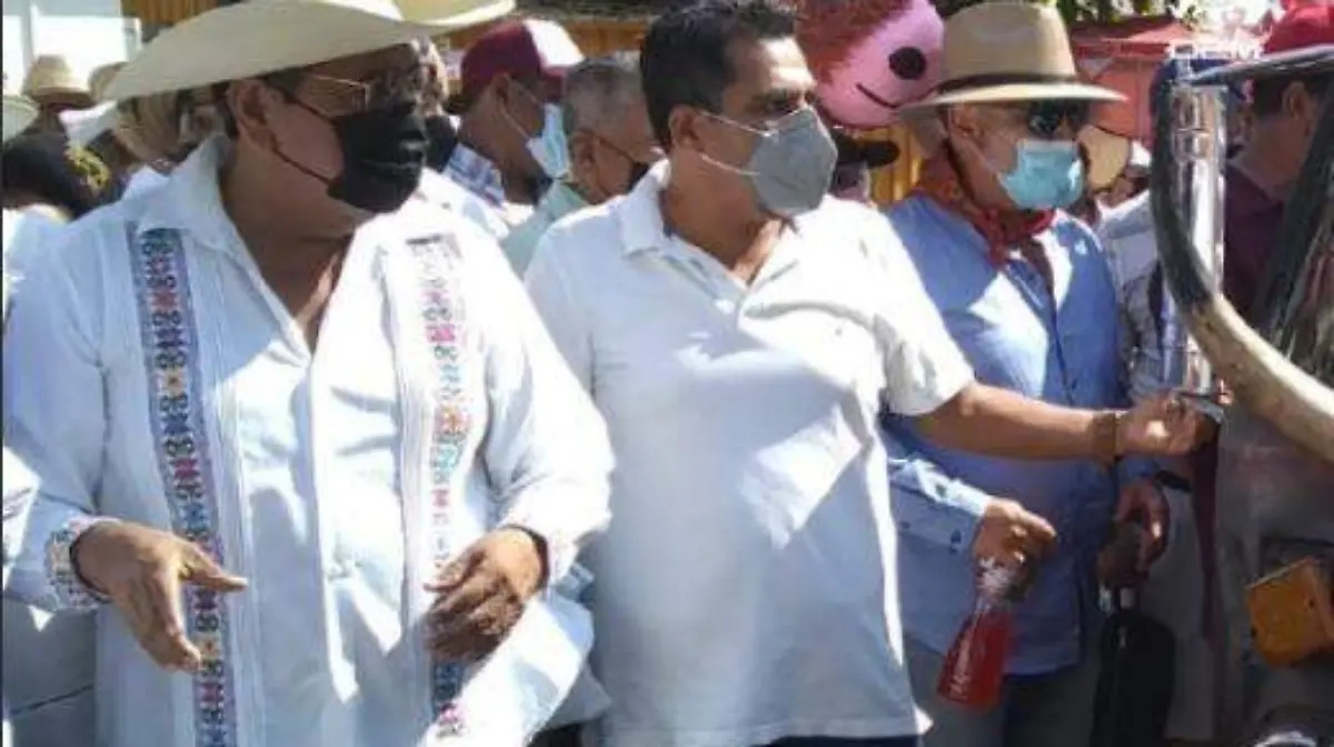 Félix Salgado Macedonio se manifiesta en Acapulco