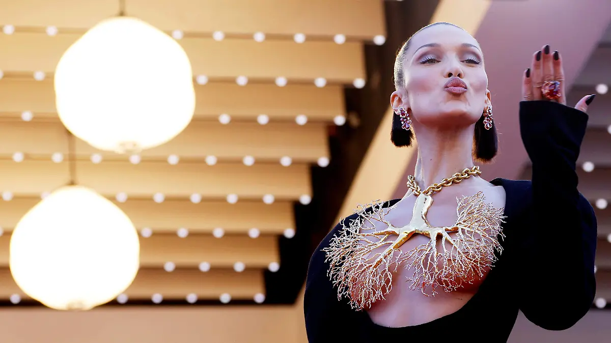 Bella Hadid cannes vestido REUTERS
