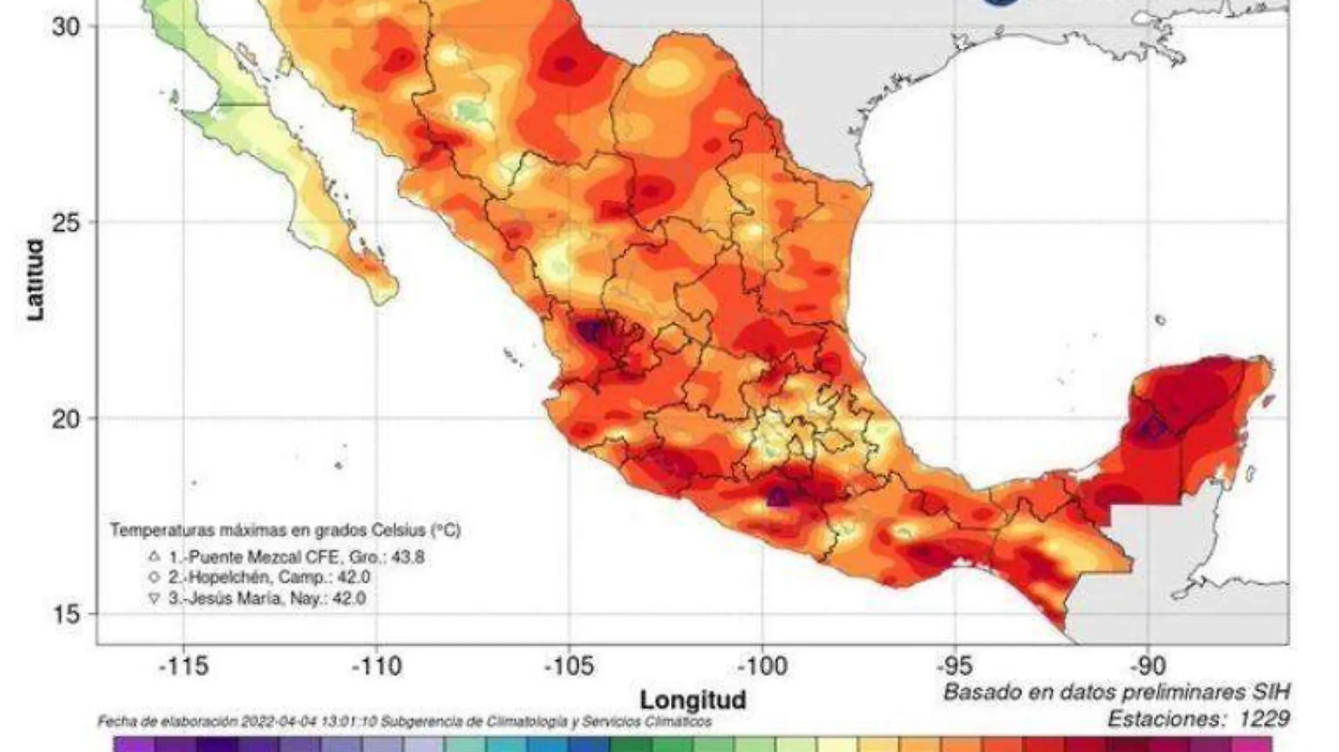 Ola de calor Mexico