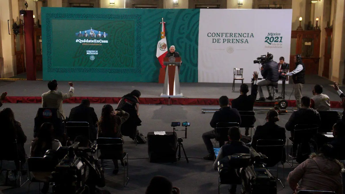 olga sanchez mañanera 25 enero CUARTOSCURO