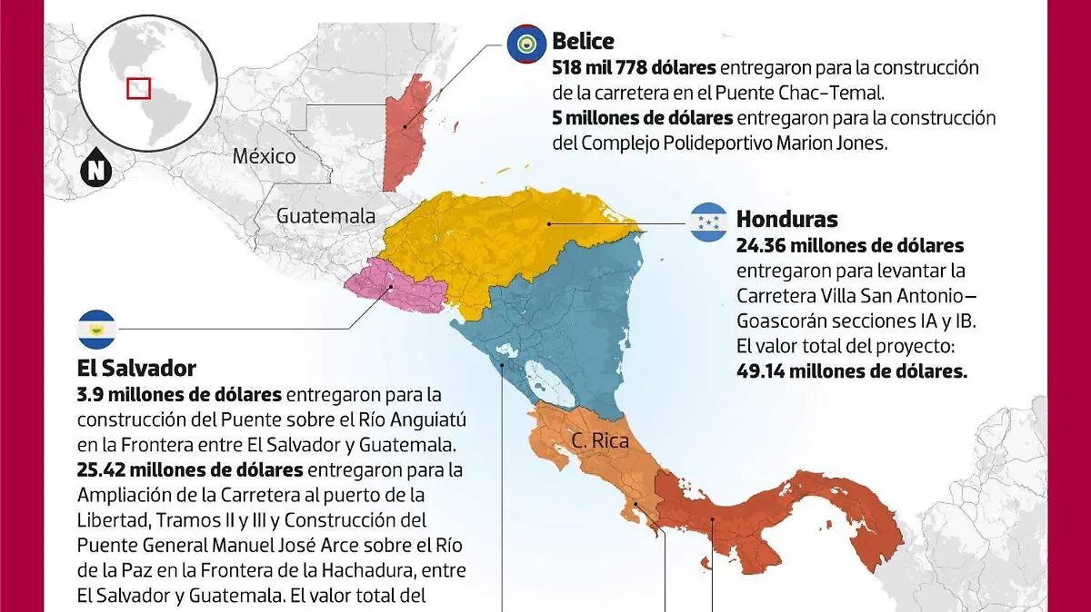 De Puebla Panamá al fondo Yucatán