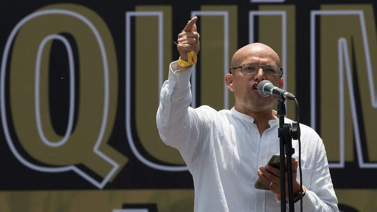 Israel Rivas, vocero de los padres con niños con cáncer