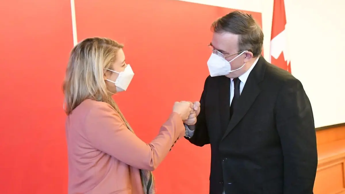 Ebrard se reune con ministra de asuntos exteriores de Canadá
