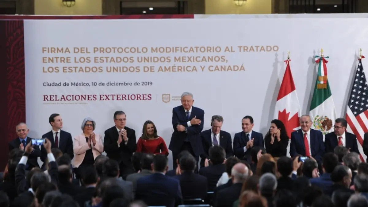 México, EU y Canadá firman protocolo modificatorio del T-MEC 