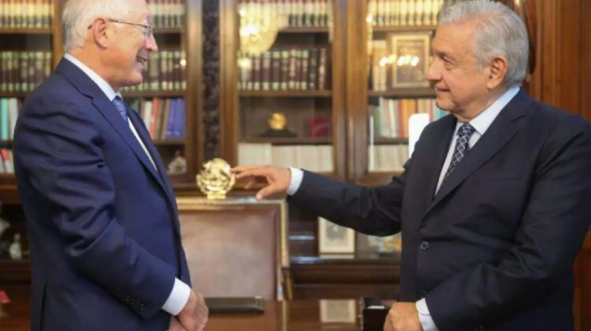 Amlo Ken Salazar y el flujo migratorio