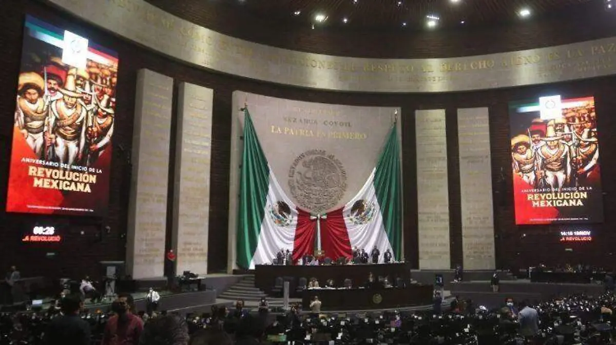 Sesión en cámara de diputados