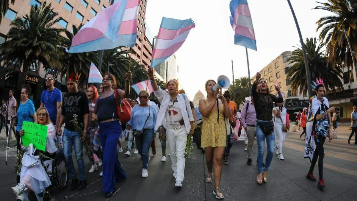 Marcha trans en CDMX